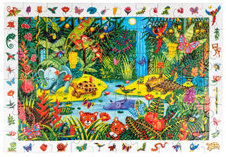 IQ пазл: Яркие джунгли, 60 элементов, 4+ 3