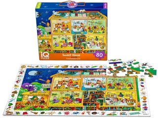 IQ пазл: Милый домик, 80 элементов, 5+ 2