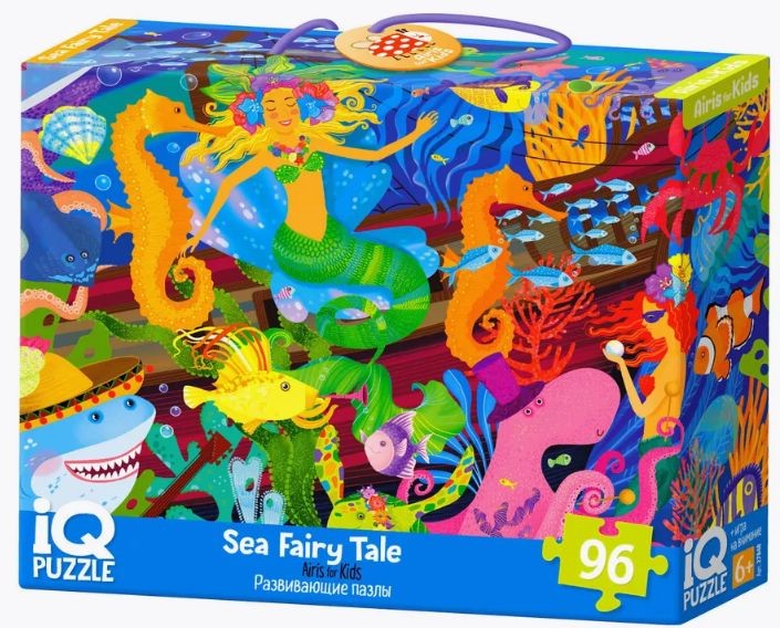IQ пазл: Морская сказка, 96 элементов, 6+
