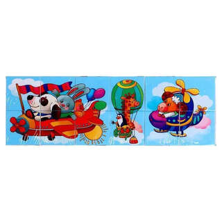 IQ Кубики: Летим над облаками, 12 кубиков в поддончике 5