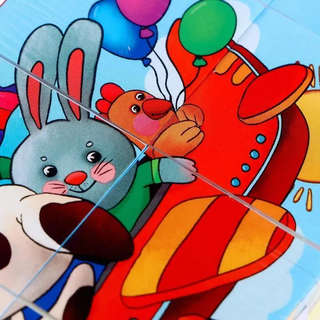 IQ Кубики: Летим над облаками, 12 кубиков в поддончике 6