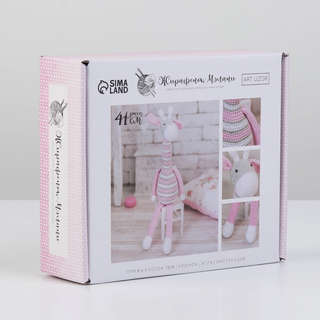 Игрушка амигуруми Жирафик Мэлани, 41 см: Набор для вязания кр...