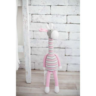 Игрушка амигуруми Жирафик Мэлани, 41 см: Набор для вязания крючком 5