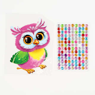 Сова: Набор для шитья игрушки из фетра, с термонаклейкой 6