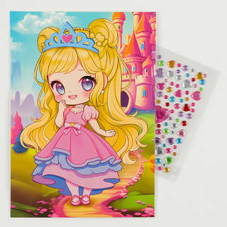 Аппликация стразами «Принцесса» 2