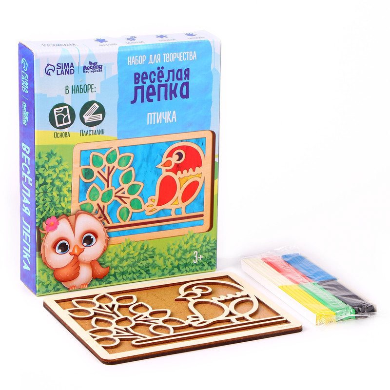 Птица: заготовки для творчества 'Веселая лепка'