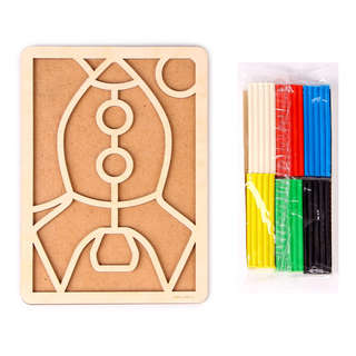 Ракета: заготовки для творчества 'Веселая лепка' 2