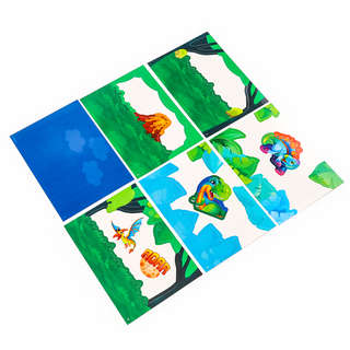 Объемная аппликация «Динозавры» 3