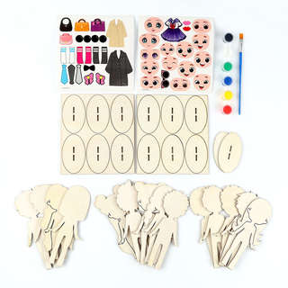 Роспись по дереву «Творческие человечки» 7