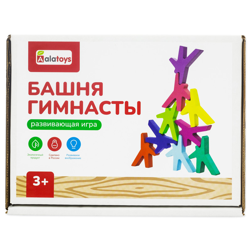 Башня 'Гимнасты' (пирамидка) Alatoys арт.БШ07