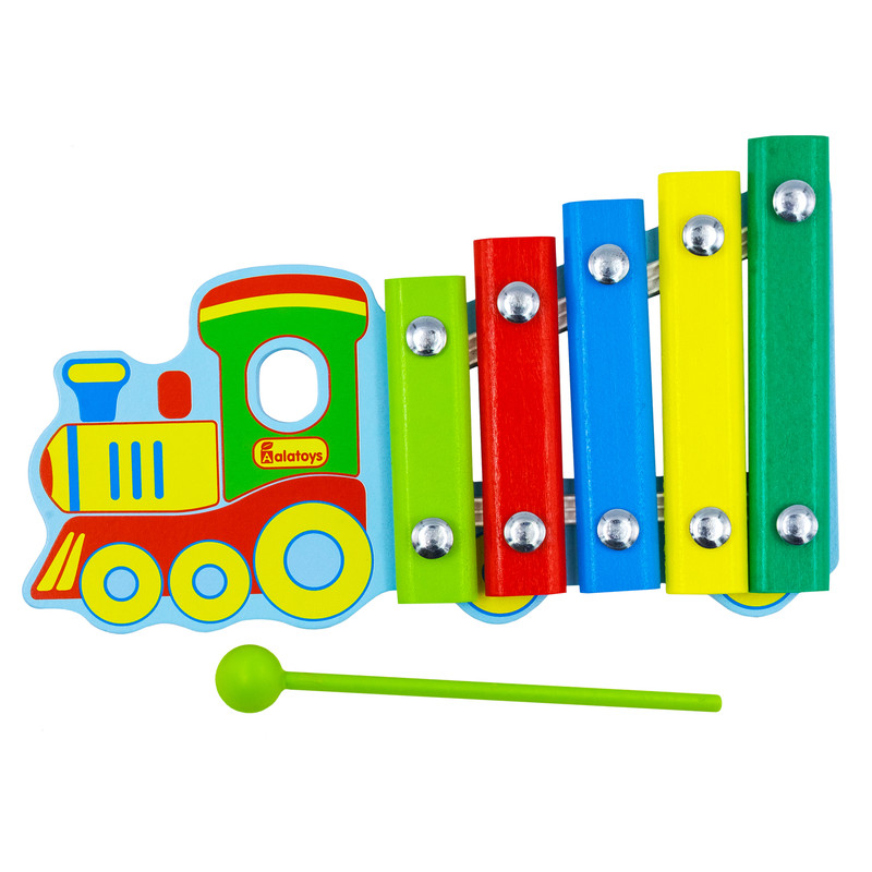 Ксилофон 'Паровозик' Alatoys арт.КС0705