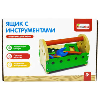 Набор развивающий 'Ящик с инструментом' дерево, Alatoys 7