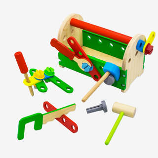 Набор развивающий 'Ящик с инструментом' дерево, Alatoys 5