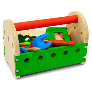 Набор развивающий 'Ящик с инструментом' дерево, Alatoys