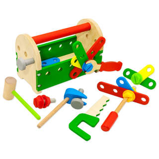 Набор развивающий 'Ящик с инструментом' дерево, Alatoys 2