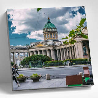 Картина по номерам 'Санкт-Петербург: Казанский собор' 30х30 см
