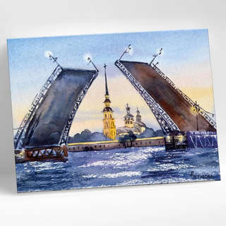 Картина по номерам 'Санкт-Петербург: Дворцовый мост' 15х20 см 1