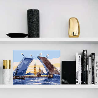 Картина по номерам 'Санкт-Петербург: Дворцовый мост' 15х20 см 2