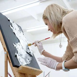 Картина по номерам с поталью платина 'Взлет', 40х50 см, 14 цветов 6