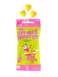 Карамель леденцовая 'Sweet Hearts' 30гр флоупак (ананас)
