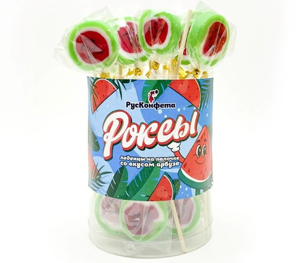 Леденцы 'Роксы', арбуз, цена за 1 шт.