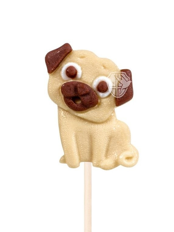 Карамель леденцовая изомальт 'Мопс' (сливочная ириска). Цена за 1 шт.