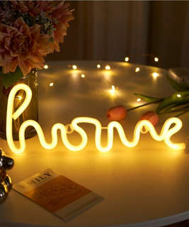 Ночник подвесной 'Home' неоновый, USB, тёплое свечение 3