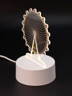 Ночник 'Колесо обозрения' 18 см, LED, USB 3
