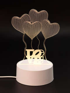 Ночник 'Любовь' 19 см, LED, USB 2