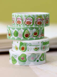 Набор декоративного скотча «Avocado» (avogreen) 2
