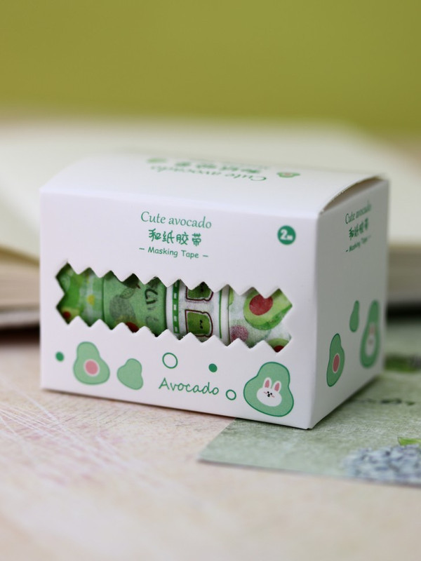 Набор декоративного скотча «Avocado» (кролик)