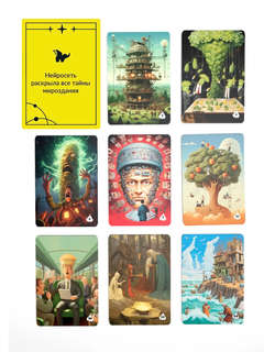 Настольная игра 'Имаджинариум. Нейросеть: SCI-FI' (дополнительный набор) 4