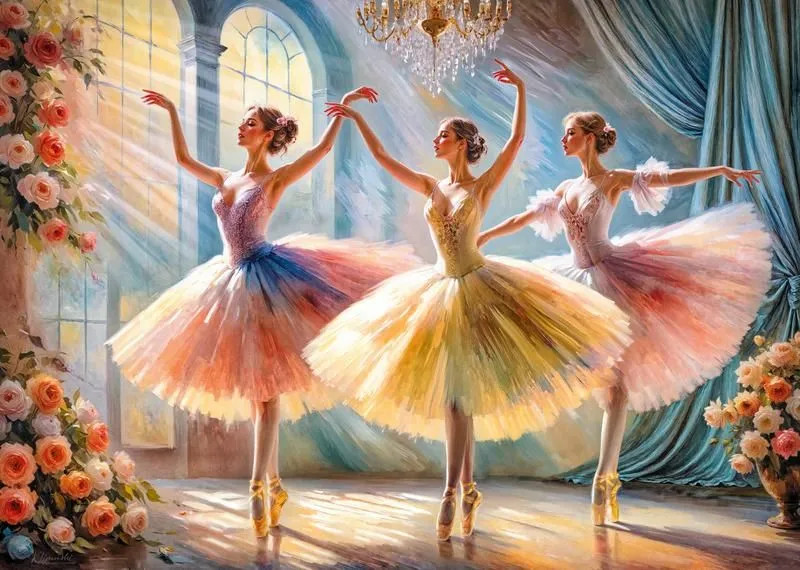 Пазл для взрослых 1000 элементов: Балерины, CherryPazzi