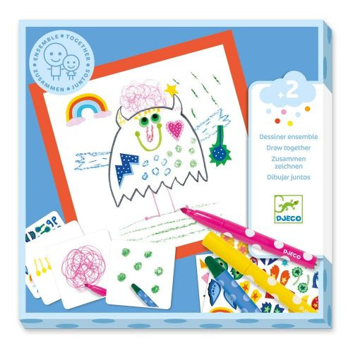 Набор для рисования Djeco «Маленькие монстрики»