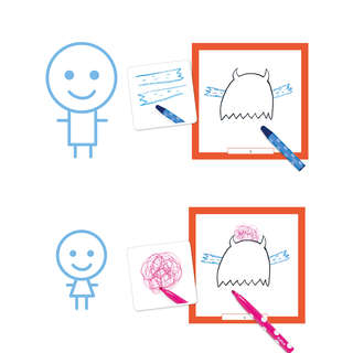 Набор для рисования Djeco «Маленькие монстрики» 4