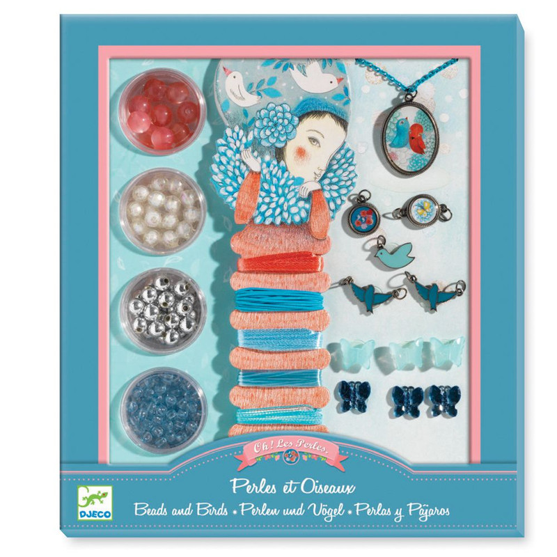 Набор для создания украшений Djeco «Бусины и бабочки»