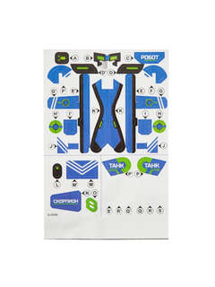 Конструктор «Робот» электронный, 3в1, работает от солнечной батареи, 61 деталь 8