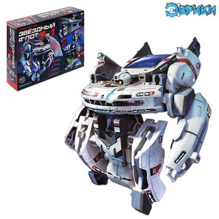 Конструктор-робот «Звёздный флот» электронный, 7в1, работает от солнечной батареи 2