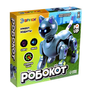 Робот «Робокот» электронный конструктор, интерактивный: звук,...
