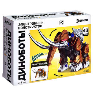 Конструктор «Диноботы: Мамонт» электронный, 43 детали