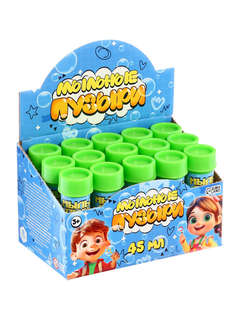 Мыльные пузыри 45 мл, ассорти, Цена за 1 шт.