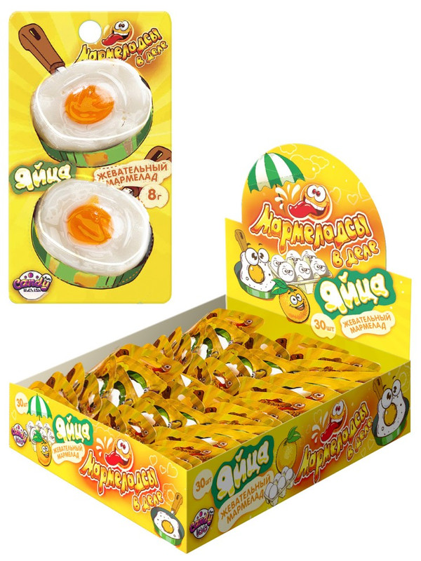 Жевательный мармелад «Мармеладсы в деле Яйца», Цена за 1 шт.