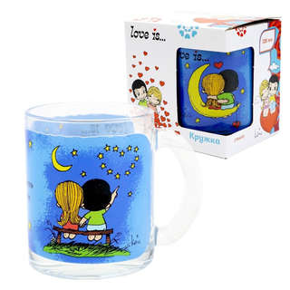 Кружка «Love is...Смотреть на звезды», в подарочной упаковке,...