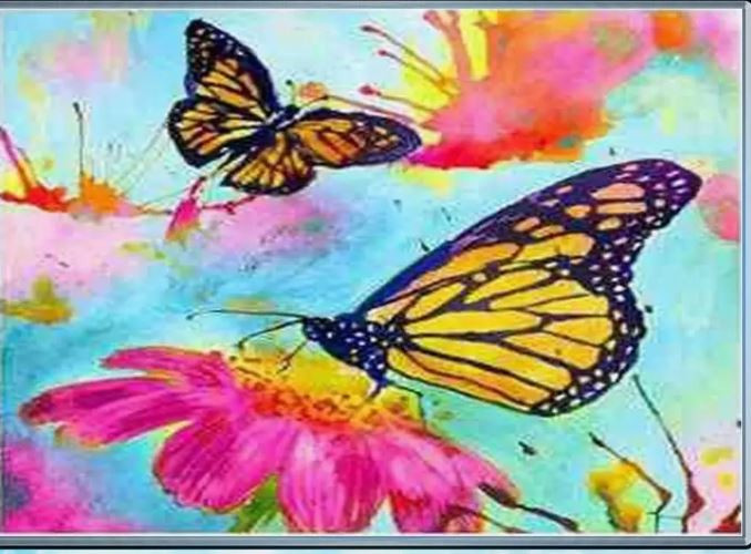 Алмазная мозаика 'Бабочка', 15х20 см