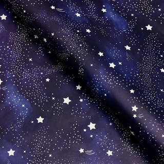 Бумага упаковочная, глянцевая «Звездное небо», двусторонняя, 40x60 см 2