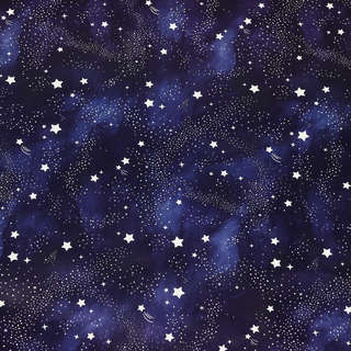 Бумага упаковочная, глянцевая «Звездное небо», двусторонняя, 40x60 см 3