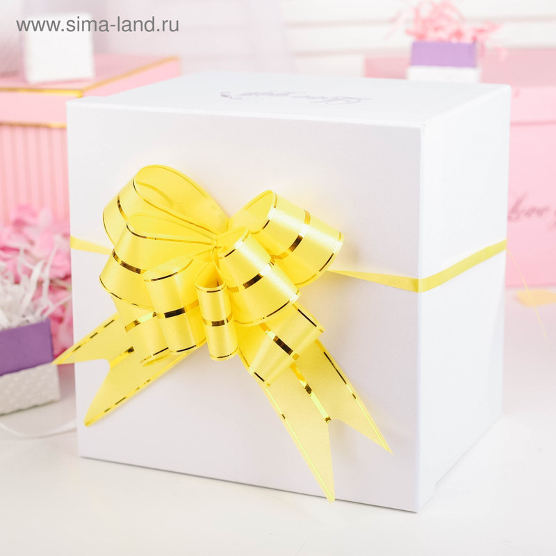 Бант - бабочка №4.5, жёлтый