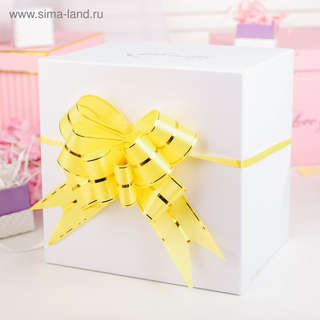 Бант - бабочка №4.5, жёлтый