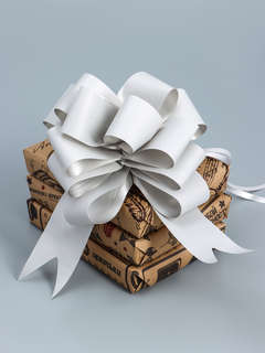 Бант - шар №4.5, серебро 1