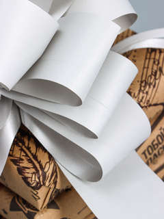 Бант - шар №4.5, серебро 2